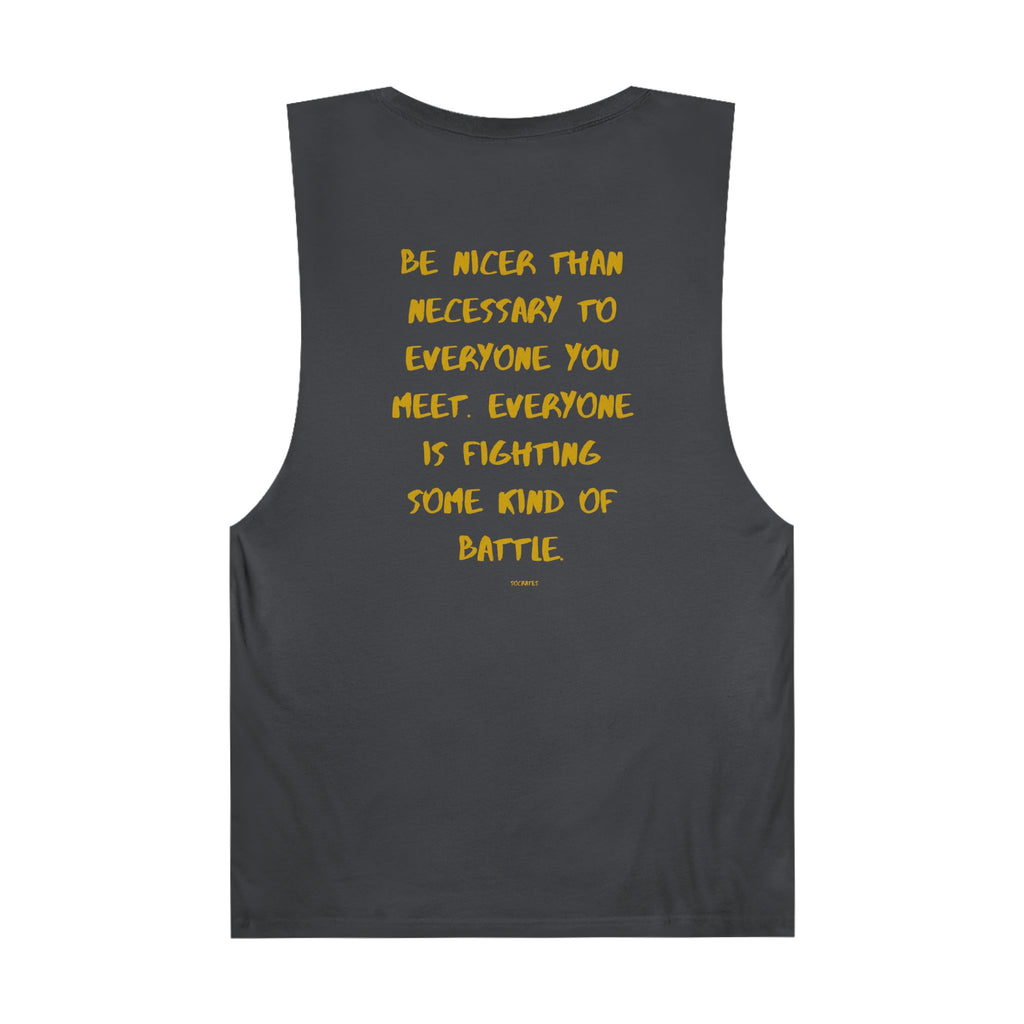 Inspirational Unisex Tank Top - Be Nicer Than Necessary