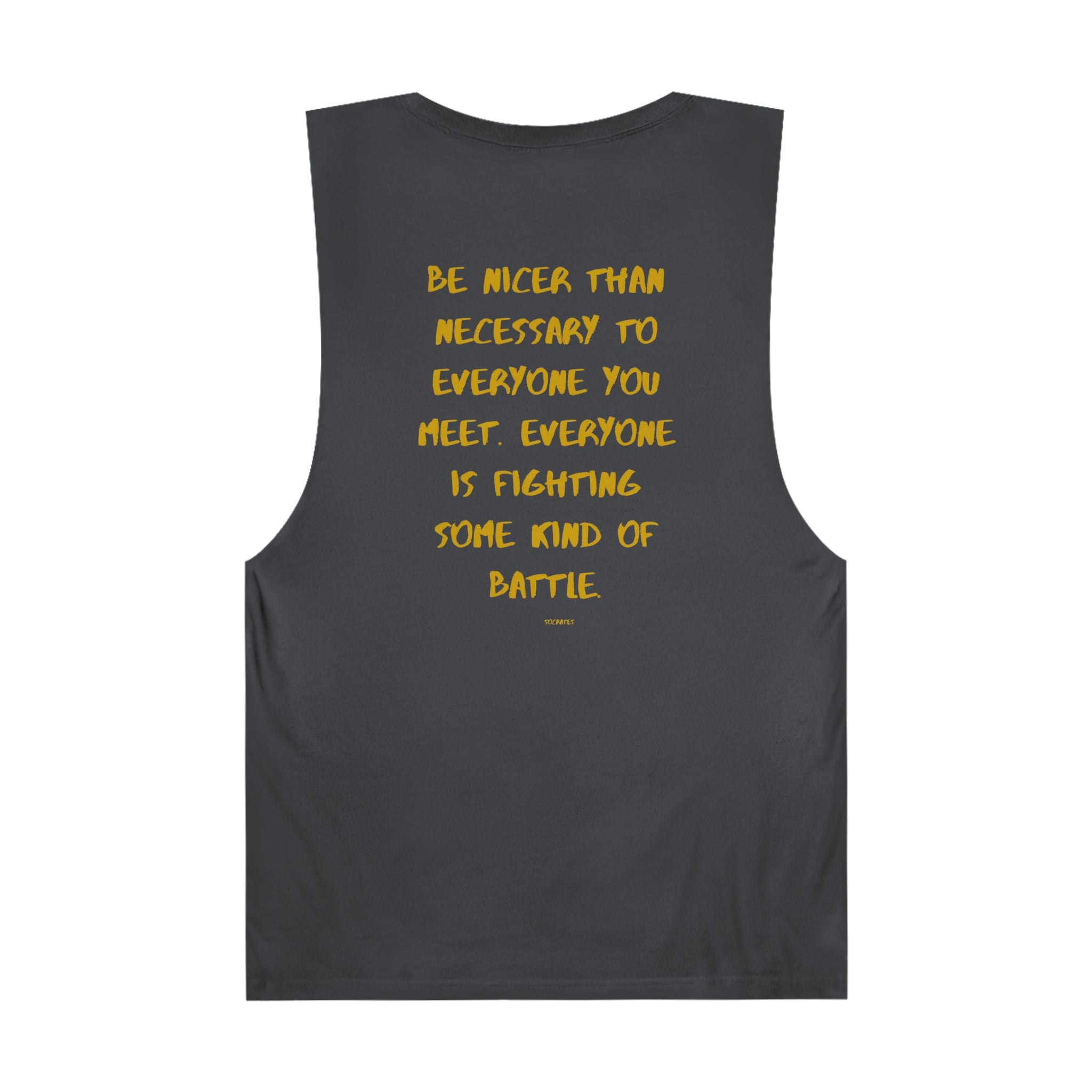 Inspirational Unisex Tank Top - Be Nicer Than Necessary