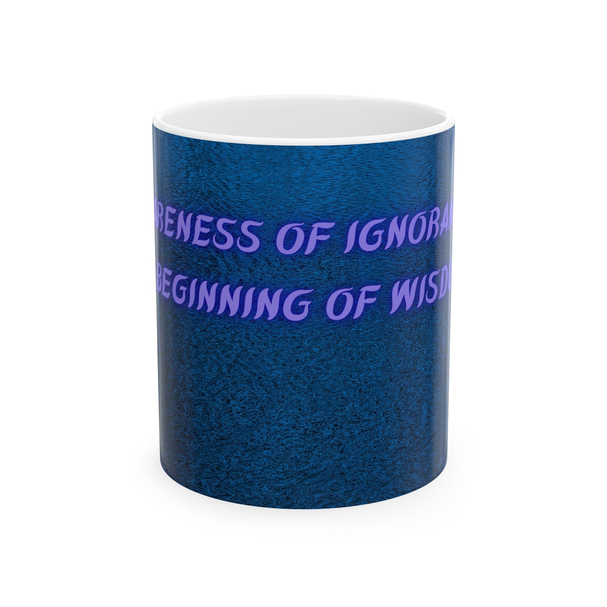 Ignorance to Wisdom Mug - Inspirational Gift, Coffee Cup, Motivational Drinkware, Study Mug, Thoughtful Present