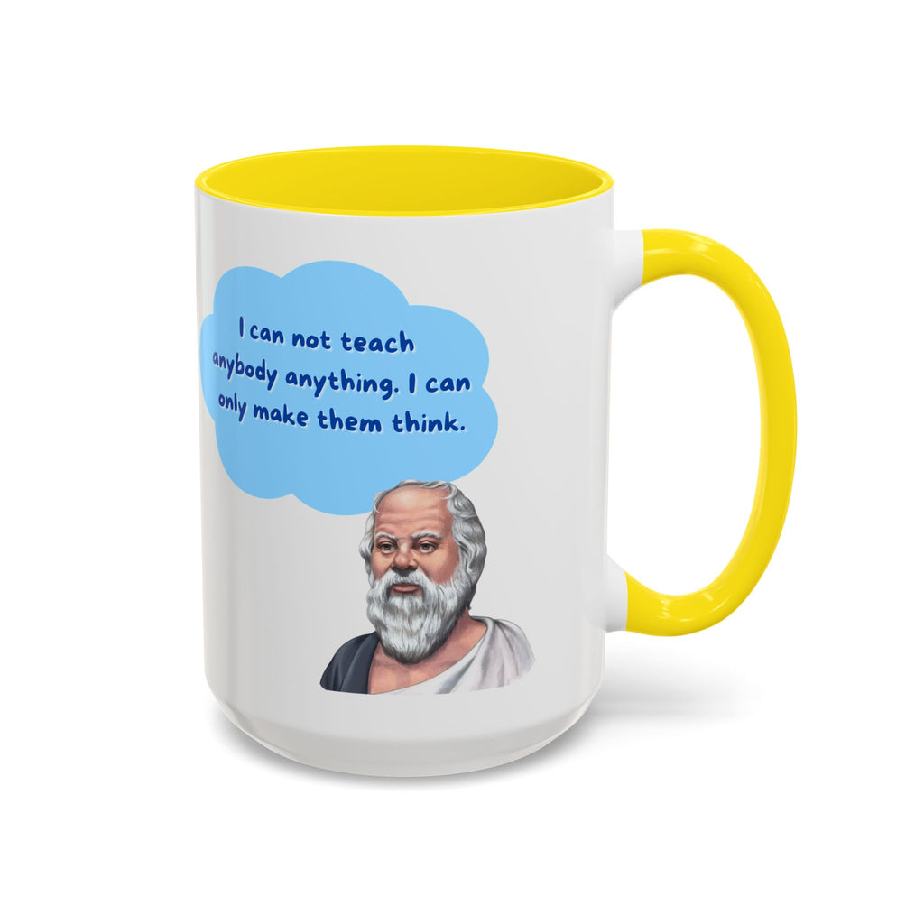 Philosopher Coffee Mug with Motivational Quote, Inspirational Gift for Teachers, Educational Mug, Unique Coffee Cup, Perfect for Birthdays