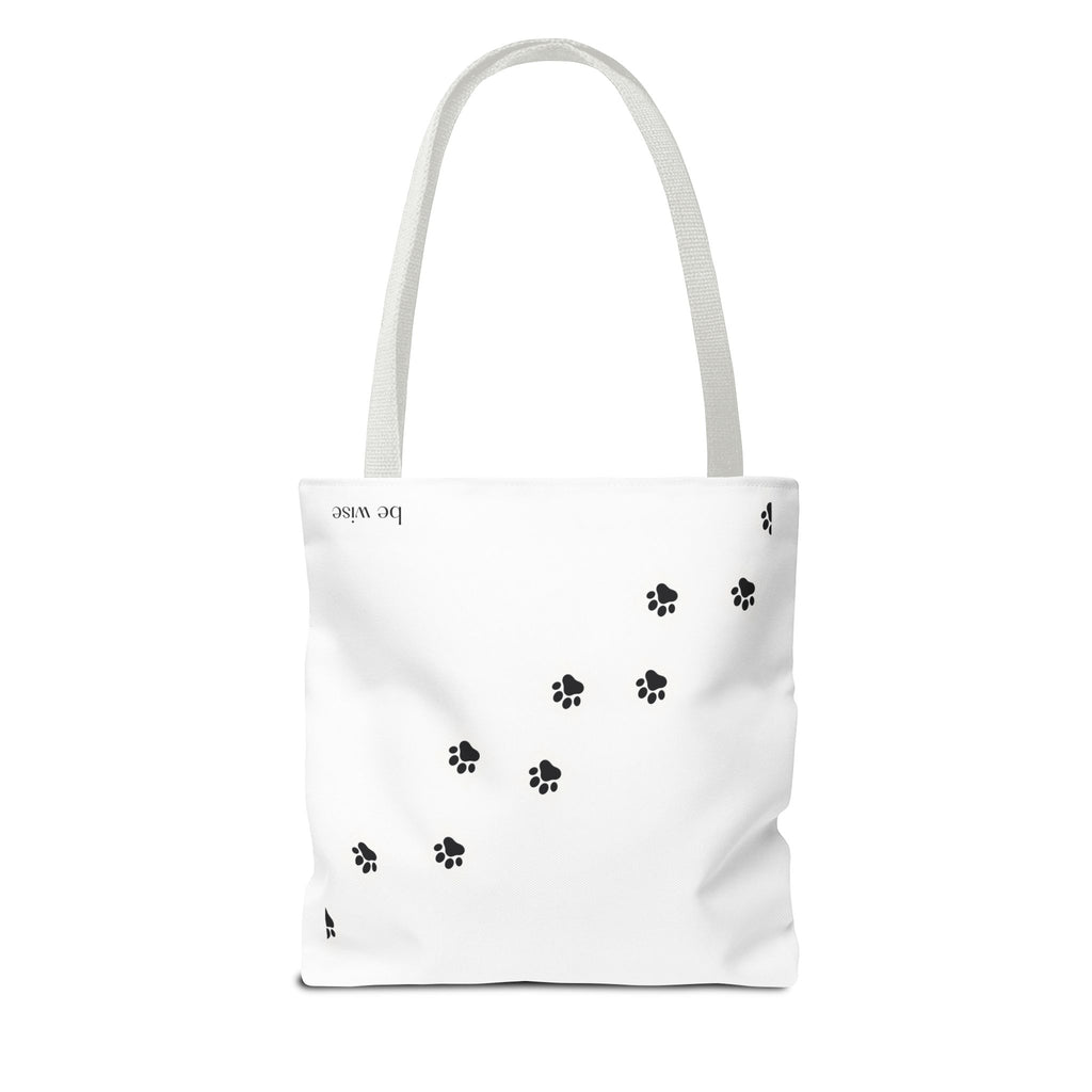 Paw Print Tote Bag - Stylish Pet Lover Accessory, Eco-Friendly Shopping Bag, Dog Lover Gift, Animal Prints, Cute Carryall