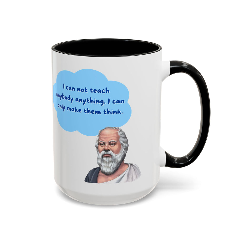 Philosopher Coffee Mug with Motivational Quote, Inspirational Gift for Teachers, Educational Mug, Unique Coffee Cup, Perfect for Birthdays