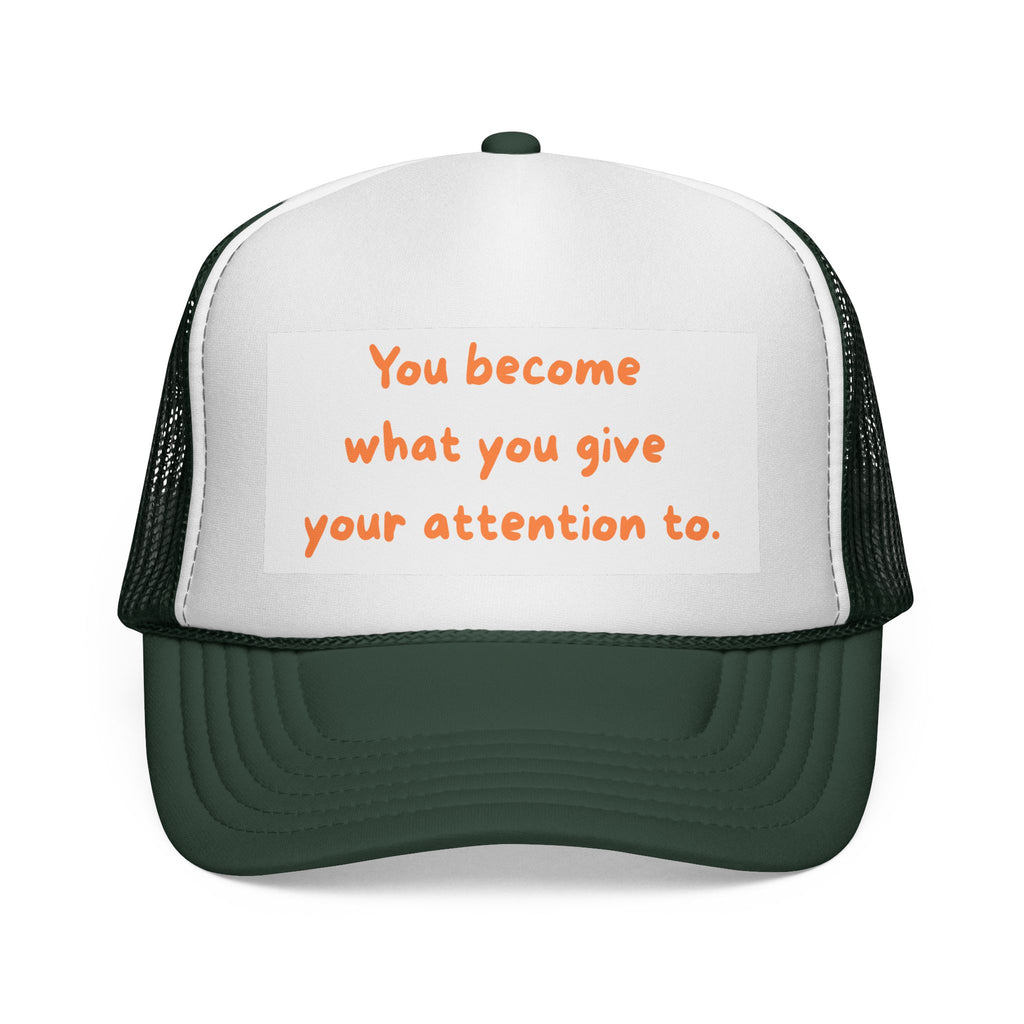 Inspirational Trucker Cap - Motivational Hat for Daily Wear, Gift for Friends, Positive Vibes, Outdoor Style, Summer Accessory