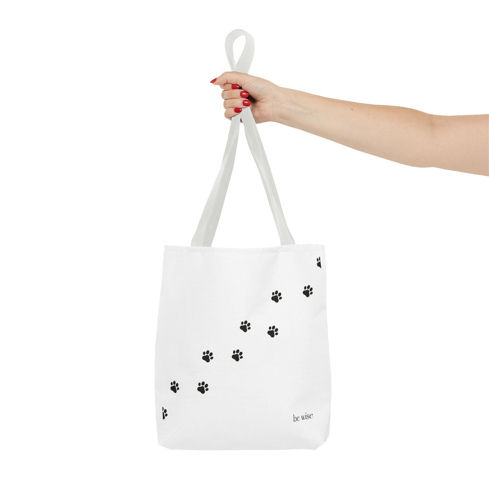 Paw Print Tote Bag - Stylish Pet Lover Accessory, Eco-Friendly Shopping Bag, Dog Lover Gift, Animal Prints, Cute Carryall