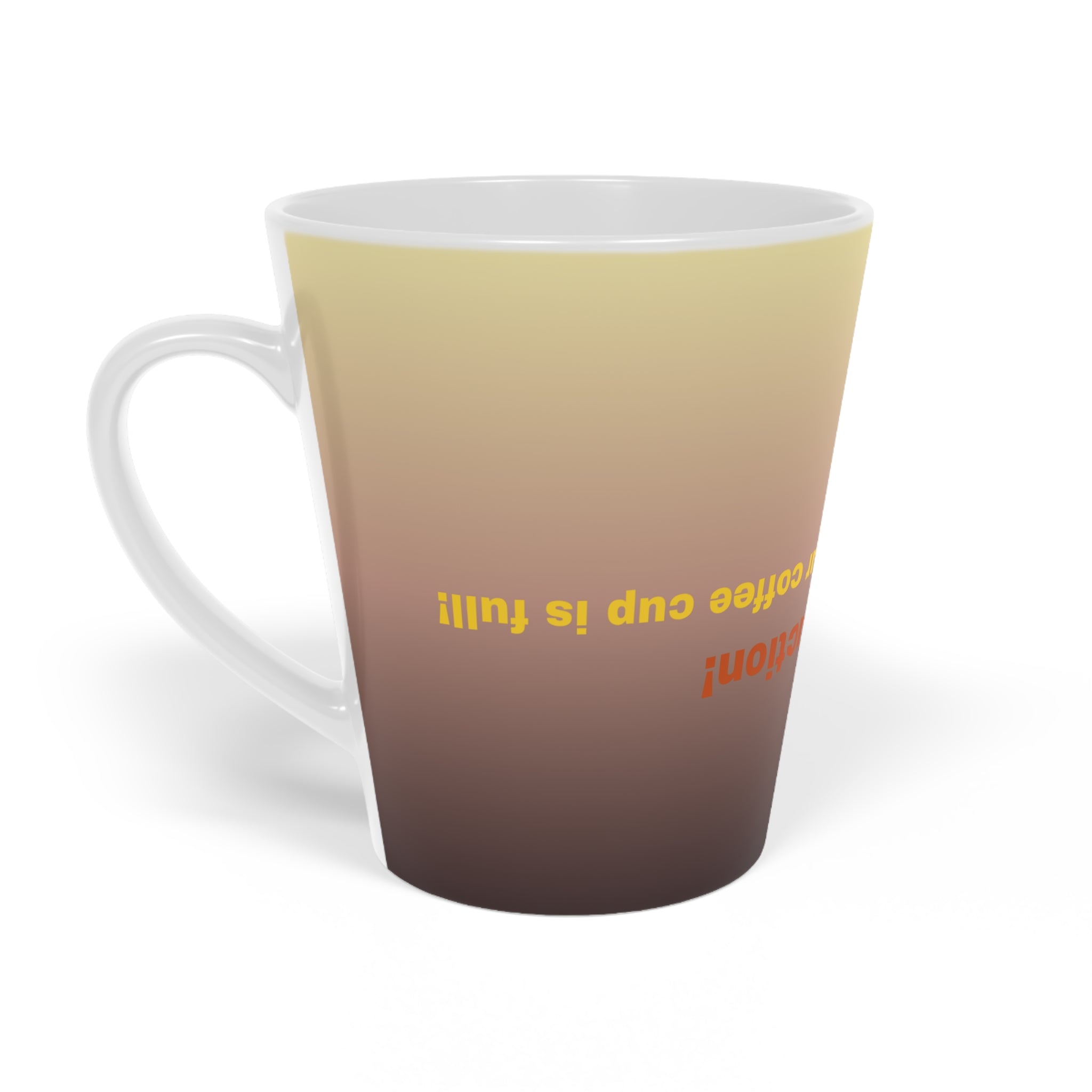 Stylish Latte Mug, 12oz - Perfect Gift for Coffee Lovers, Unique Kitchen Decor, Cozy Vibe, Home Office Essentials, Great for Any Occasion