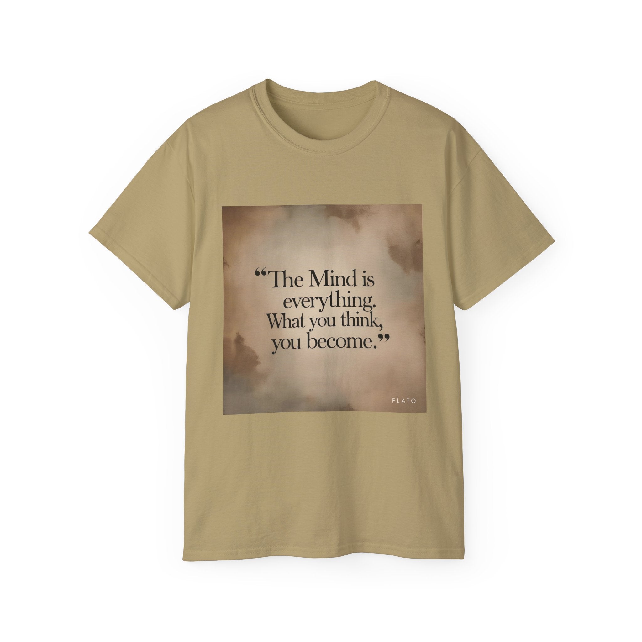 The mind is everything. What you think, you become. || Mindfulness Tee, Motivational Apparel, Self-Improvement Gift, Casual Wear for Men and Women