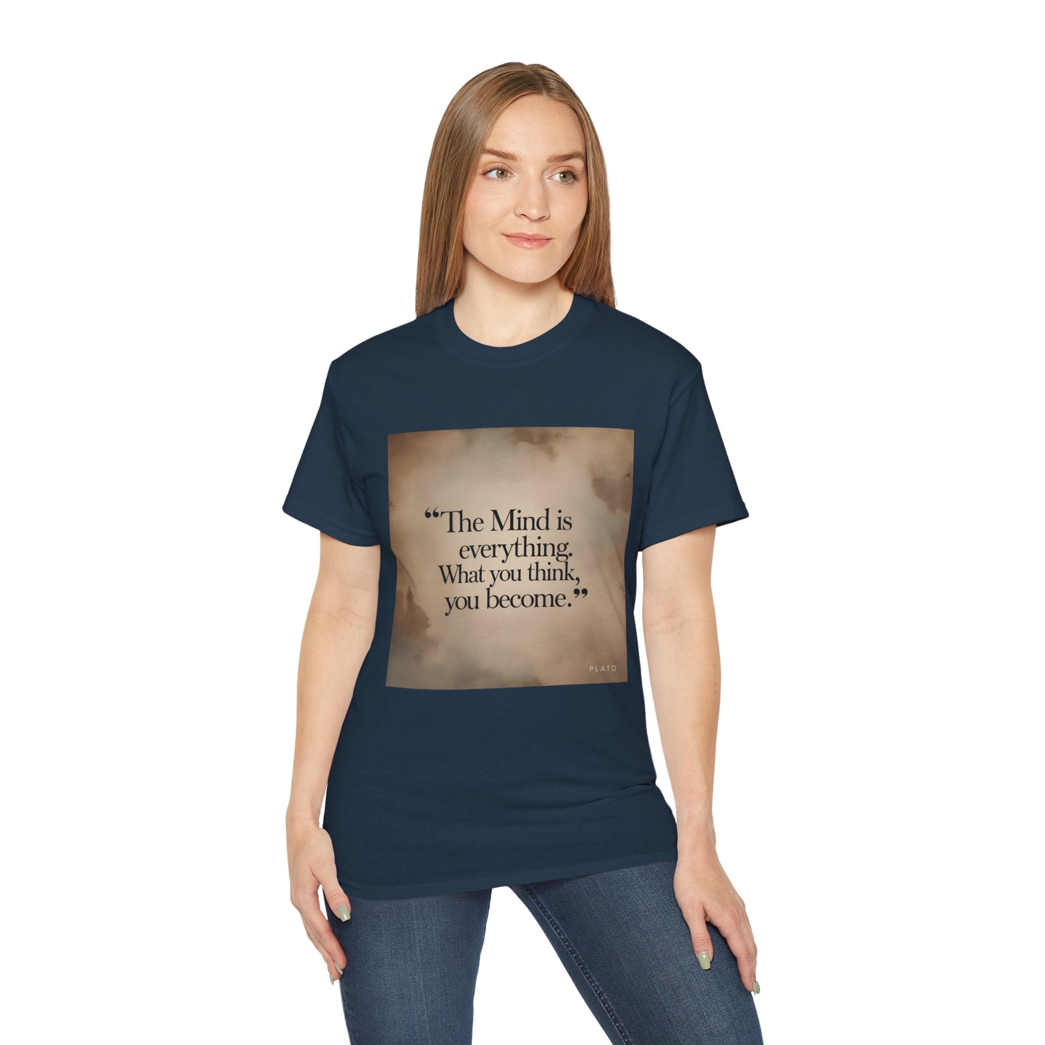 The mind is everything. What you think, you become. || Mindfulness Tee, Motivational Apparel, Self-Improvement Gift, Casual Wear for Men and Women