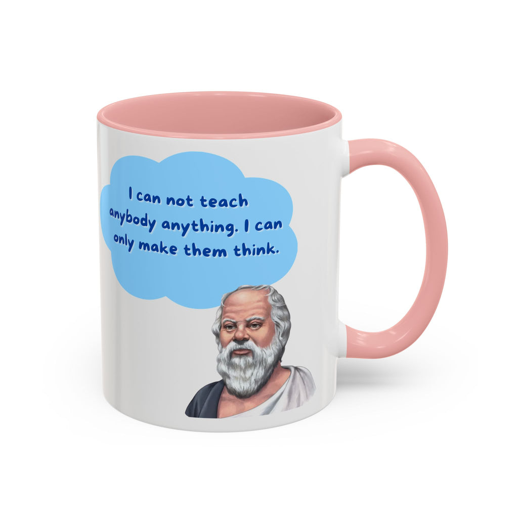 Philosopher Coffee Mug with Motivational Quote, Inspirational Gift for Teachers, Educational Mug, Unique Coffee Cup, Perfect for Birthdays