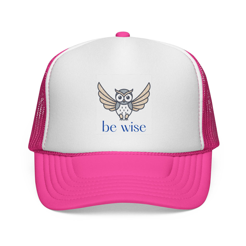 Wise Owl Trucker Cap - Be Wise Design, Trendy Hat for Nature Lovers, Perfect Gift for Outdoor Enthusiasts, Cool Fashion Accessory, [...]