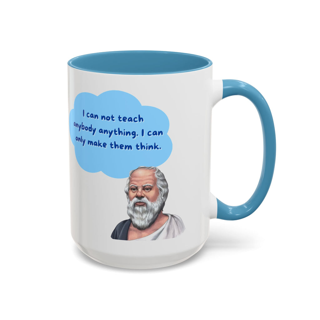 Philosopher Coffee Mug with Motivational Quote, Inspirational Gift for Teachers, Educational Mug, Unique Coffee Cup, Perfect for Birthdays