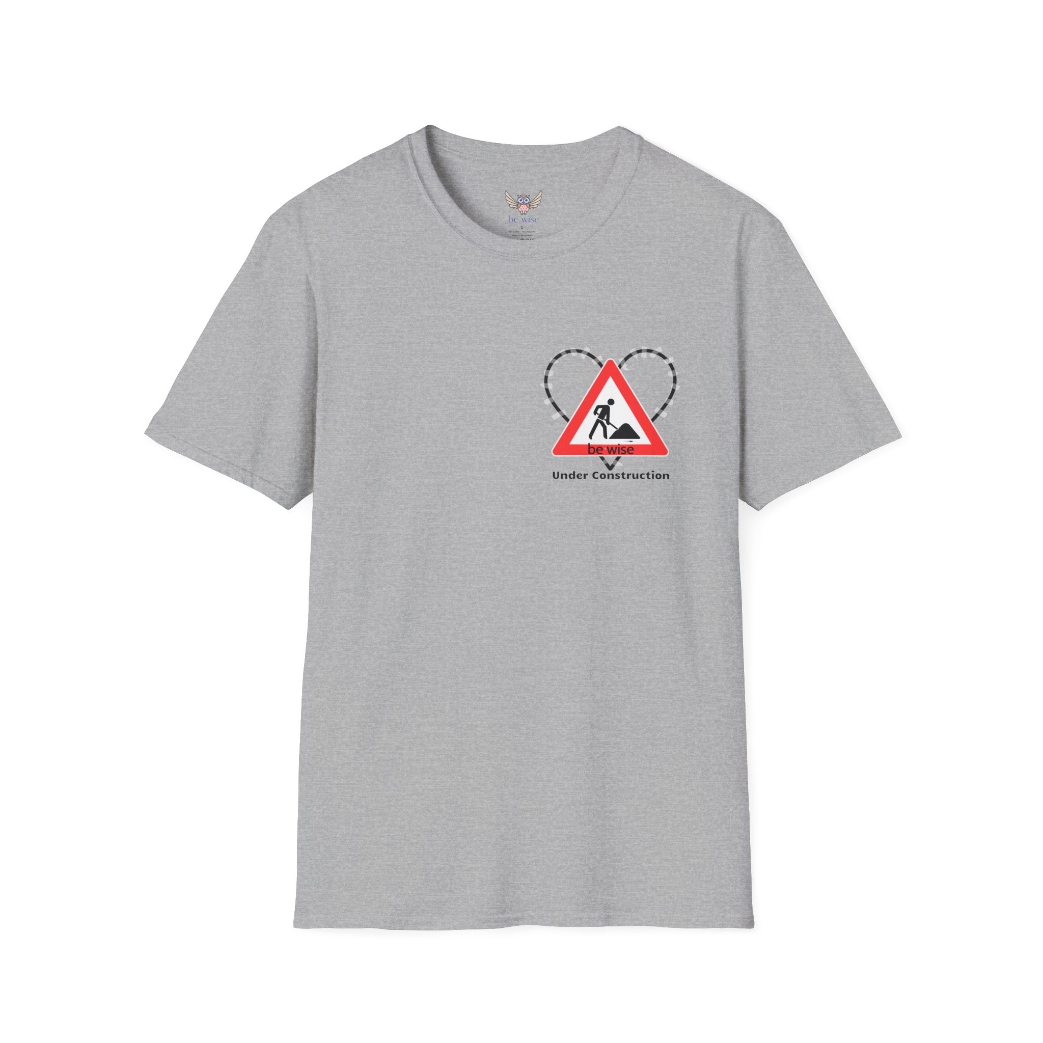 Fun Unisex Safety T-Shirt, Construction Theme, Workwear, Unique Gift, Casual Wear, Holiday Present, Everyday Style