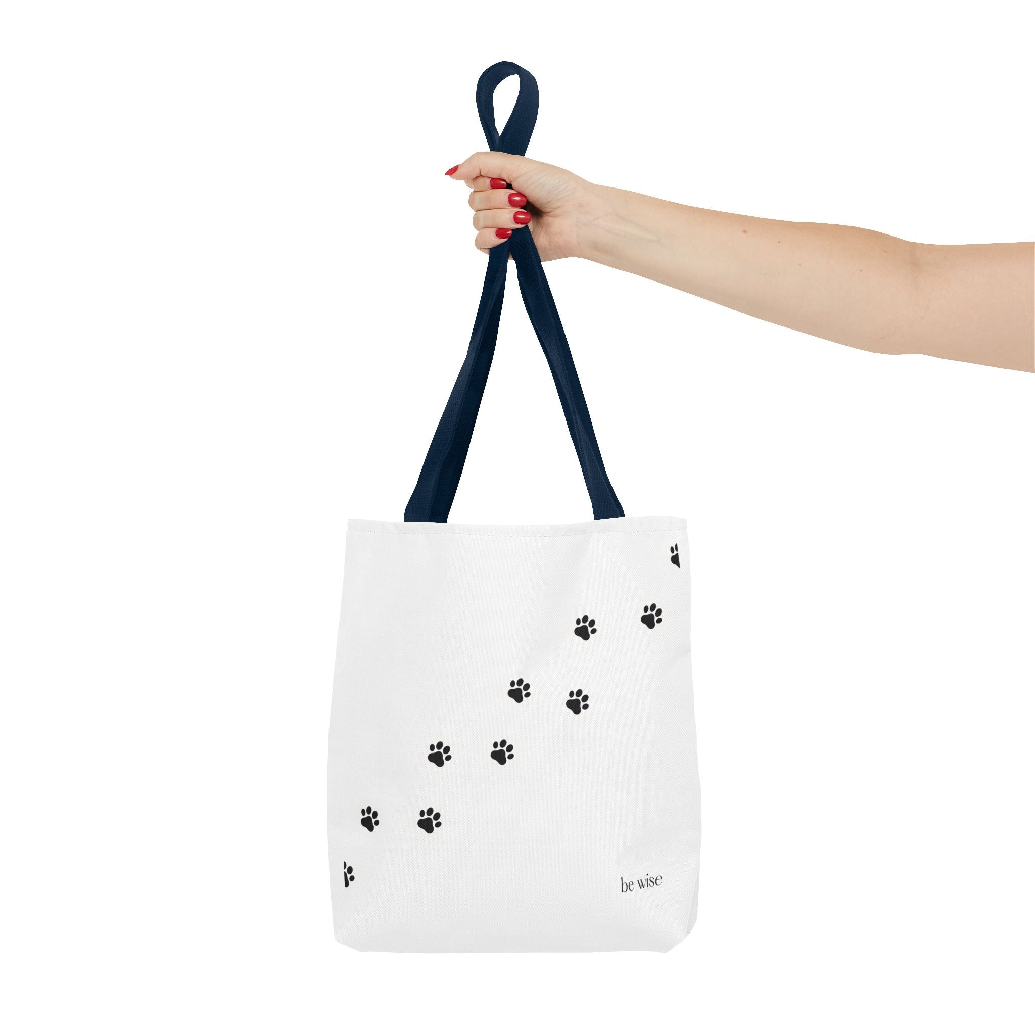 Paw Print Tote Bag - Stylish Pet Lover Accessory, Eco-Friendly Shopping Bag, Dog Lover Gift, Animal Prints, Cute Carryall