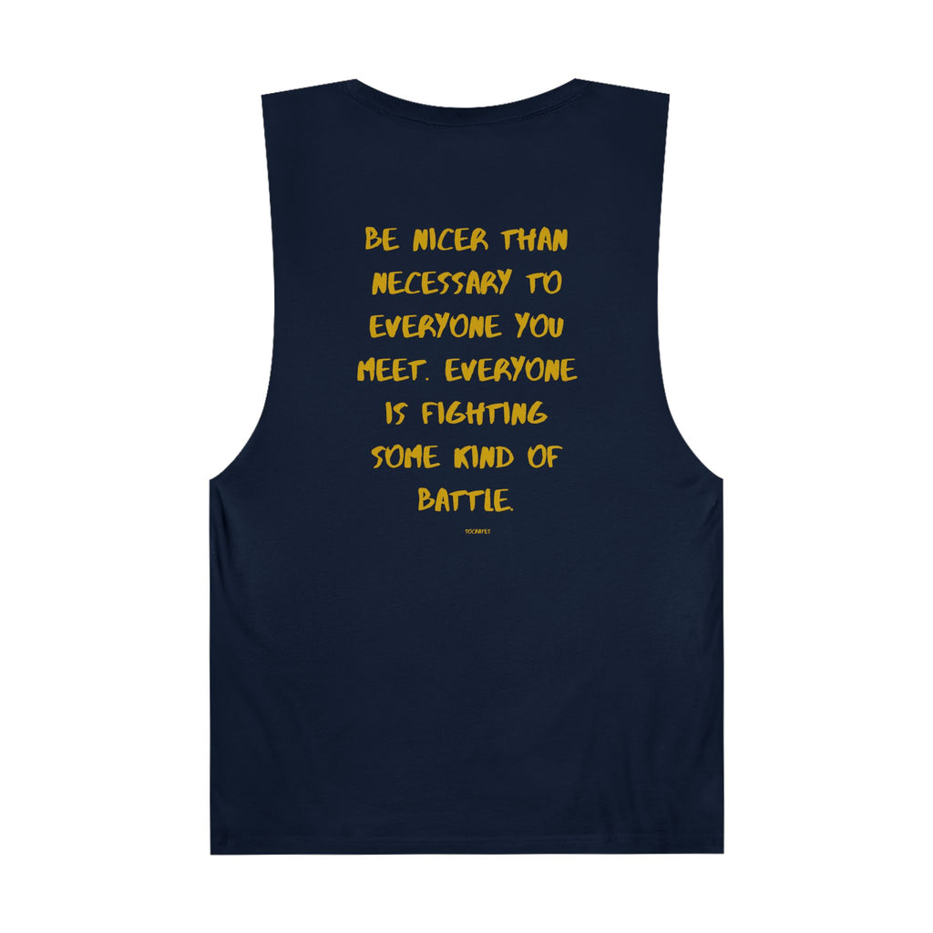 Inspirational Unisex Tank Top - Be Nicer Than Necessary