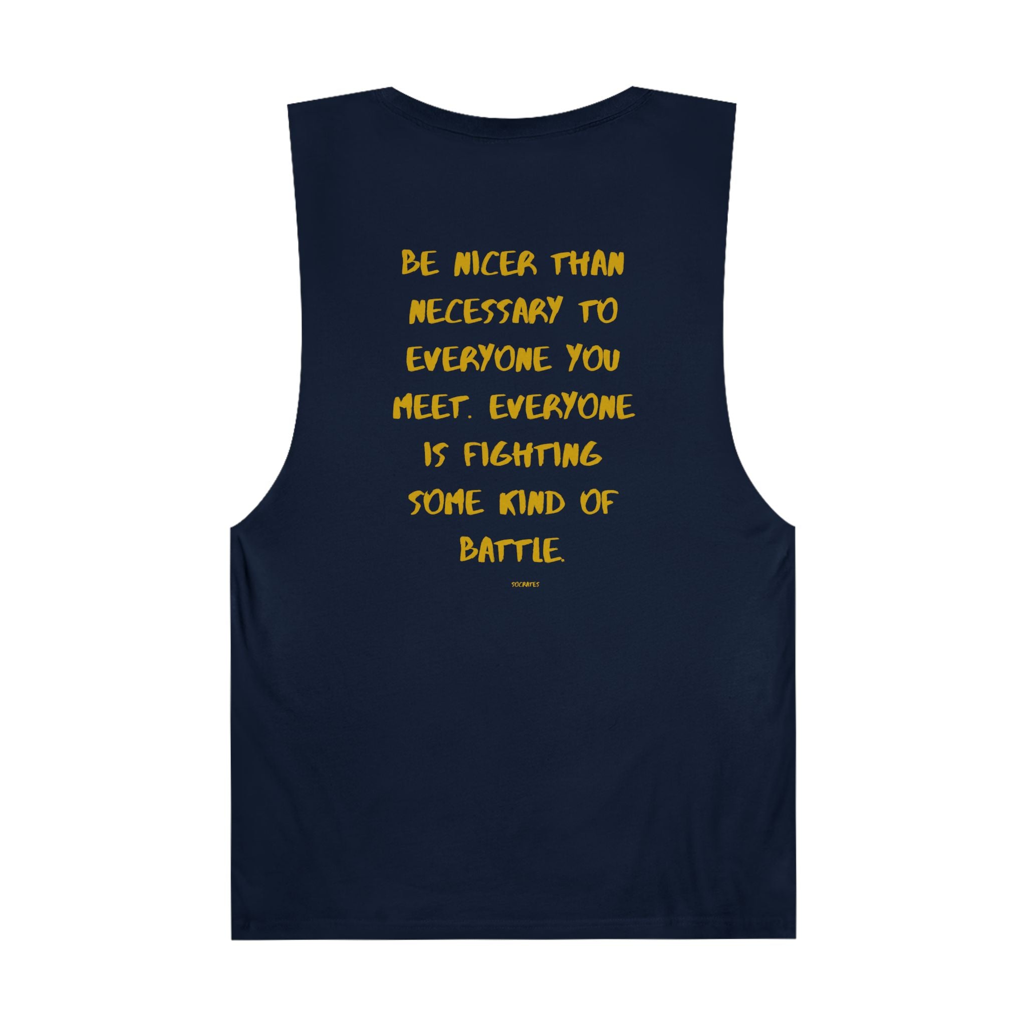 Inspirational Unisex Tank Top - Be Nicer Than Necessary