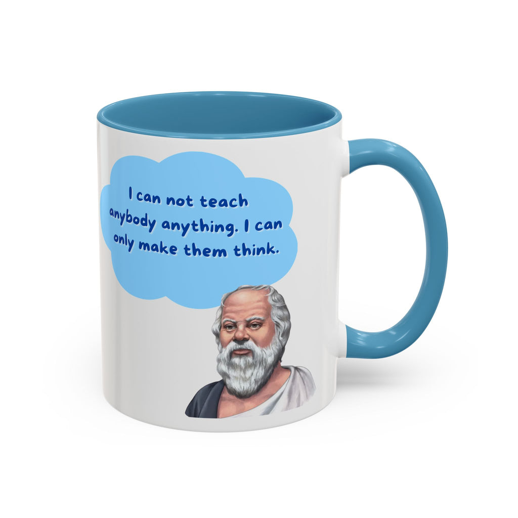 Philosopher Coffee Mug with Motivational Quote, Inspirational Gift for Teachers, Educational Mug, Unique Coffee Cup, Perfect for Birthdays