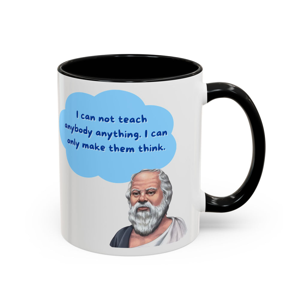 Philosopher Coffee Mug with Motivational Quote, Inspirational Gift for Teachers, Educational Mug, Unique Coffee Cup, Perfect for Birthdays
