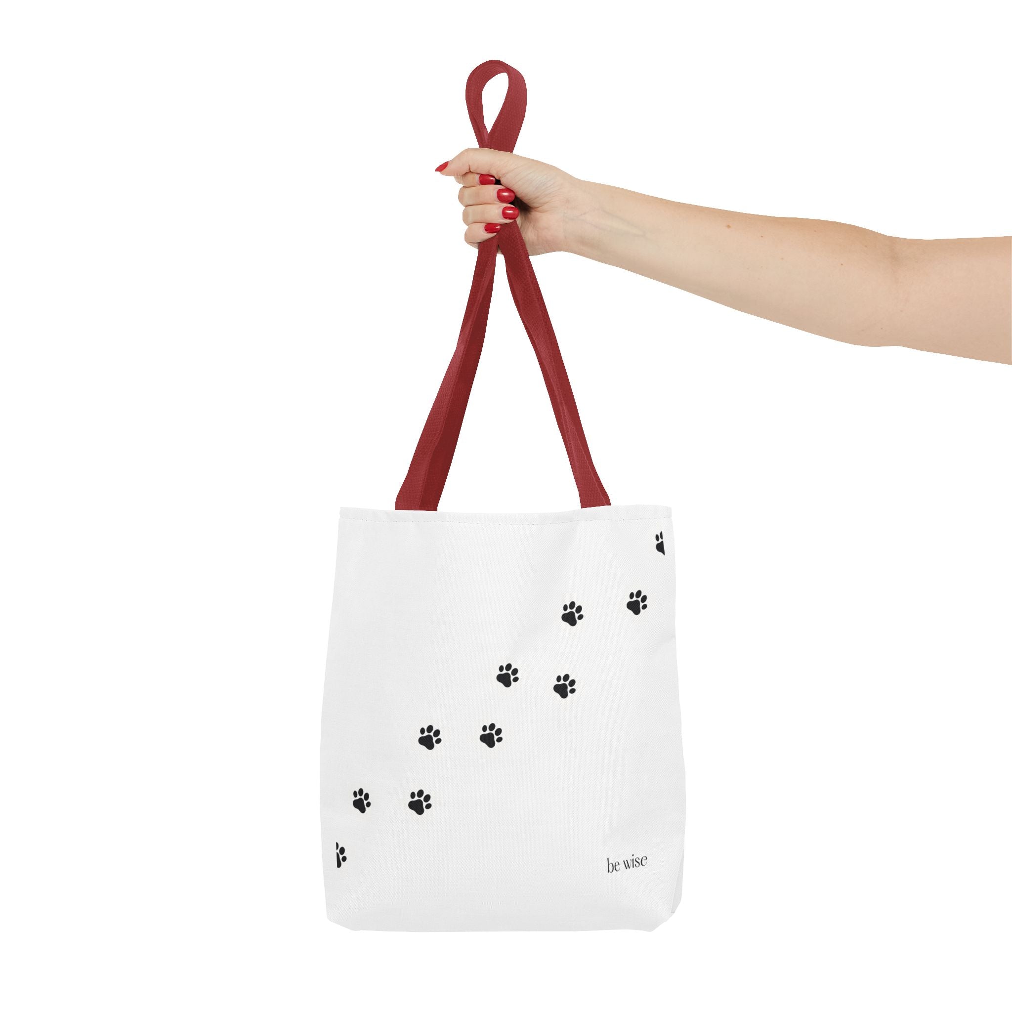Paw Print Tote Bag - Stylish Pet Lover Accessory, Eco-Friendly Shopping Bag, Dog Lover Gift, Animal Prints, Cute Carryall
