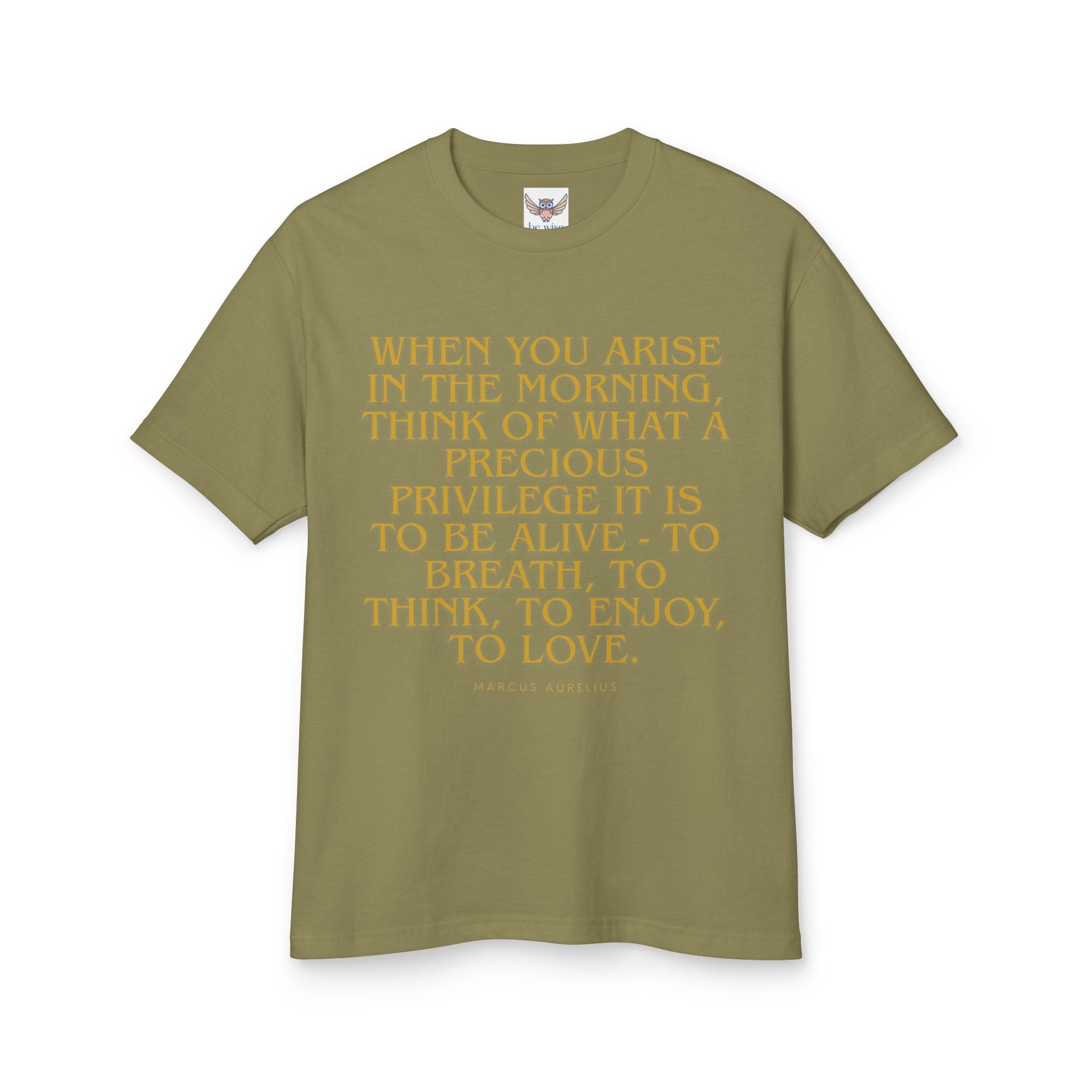When you arise in the morning, think of what a precious privilege it is to be alive - to breath, to think, to enjoy, to love. ||  Comfortable Tee for Mindfulness, Perfect Gift for Friends, Relaxed Vibe Shirt, Everyday Reminder Tee, Gifts [...]