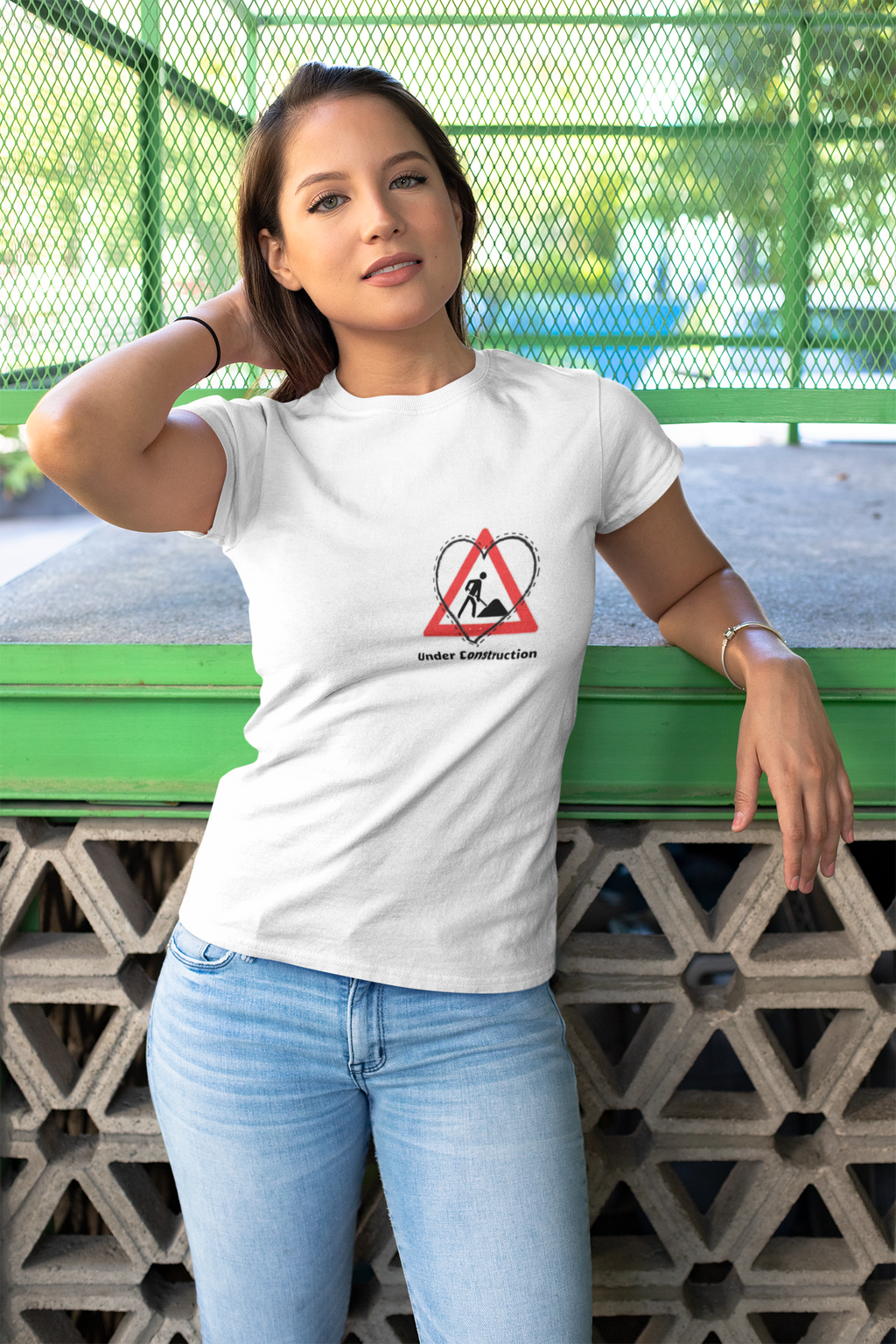 Under Construction Love T-Shirt, Unisex Casual Tee, Perfect Gift for Him/Her, Fun Construction Design, Holiday & Celebration Wear