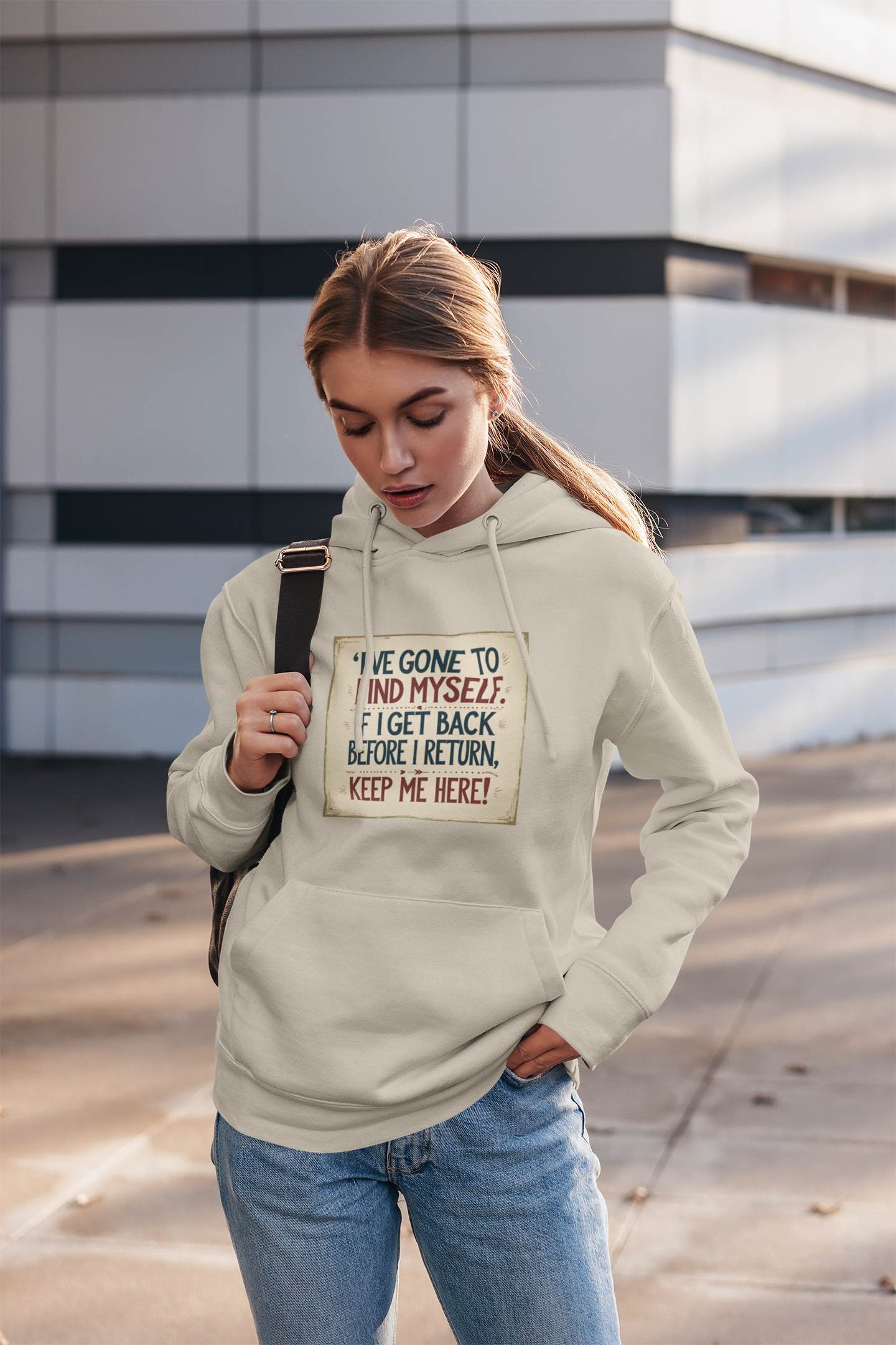 "Find Myself" Hoodie for Adventure Seekers, Cozy Sweatshirt, Gift for Wanderers, Travel Enthusiast Apparel, Unisex Hooded Sweatshirt