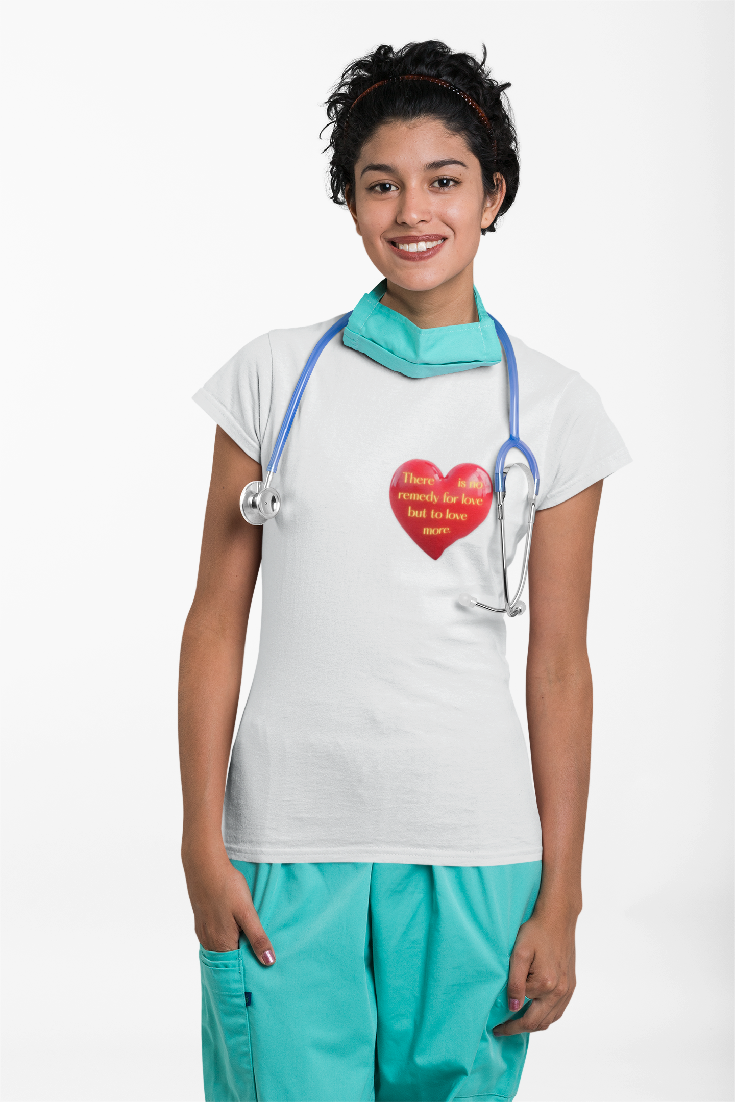 There is no remedy for love but to love more. || Heartfelt Gratitude Unisex Cotton Crew Tee, Casual T-Shirt, Thoughtful Gift, Heart Design, Everyday Wear, Valentine's Day