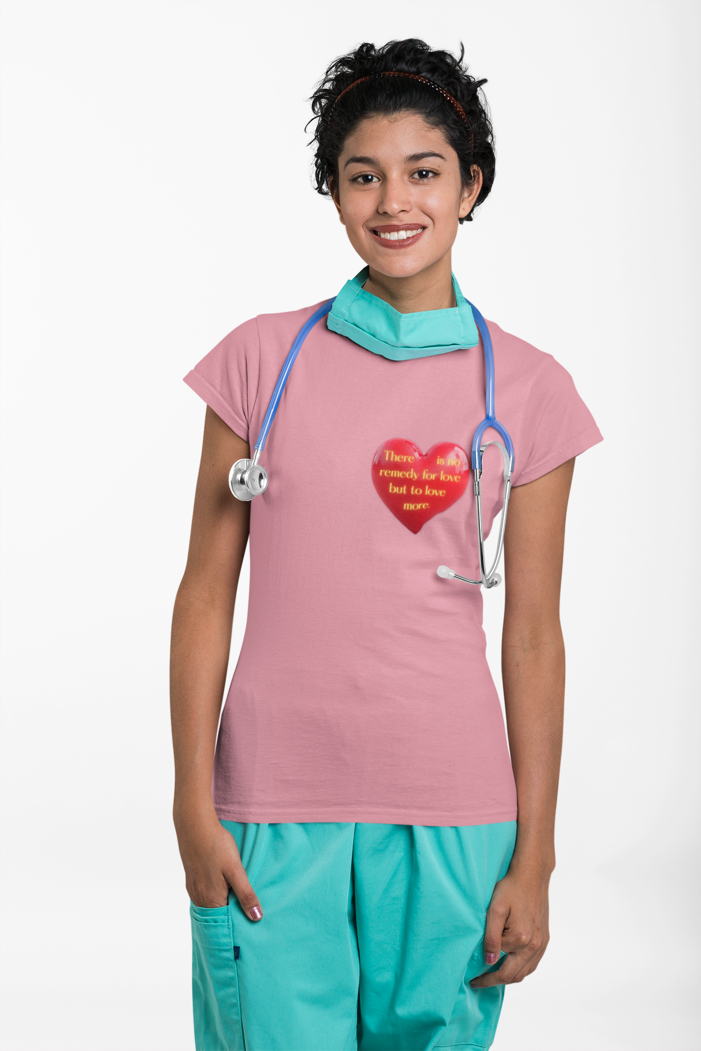 There is no remedy for love but to love more. || Heartfelt Gratitude Unisex Cotton Crew Tee, Casual T-Shirt, Thoughtful Gift, Heart Design, Everyday Wear, Valentine's Day