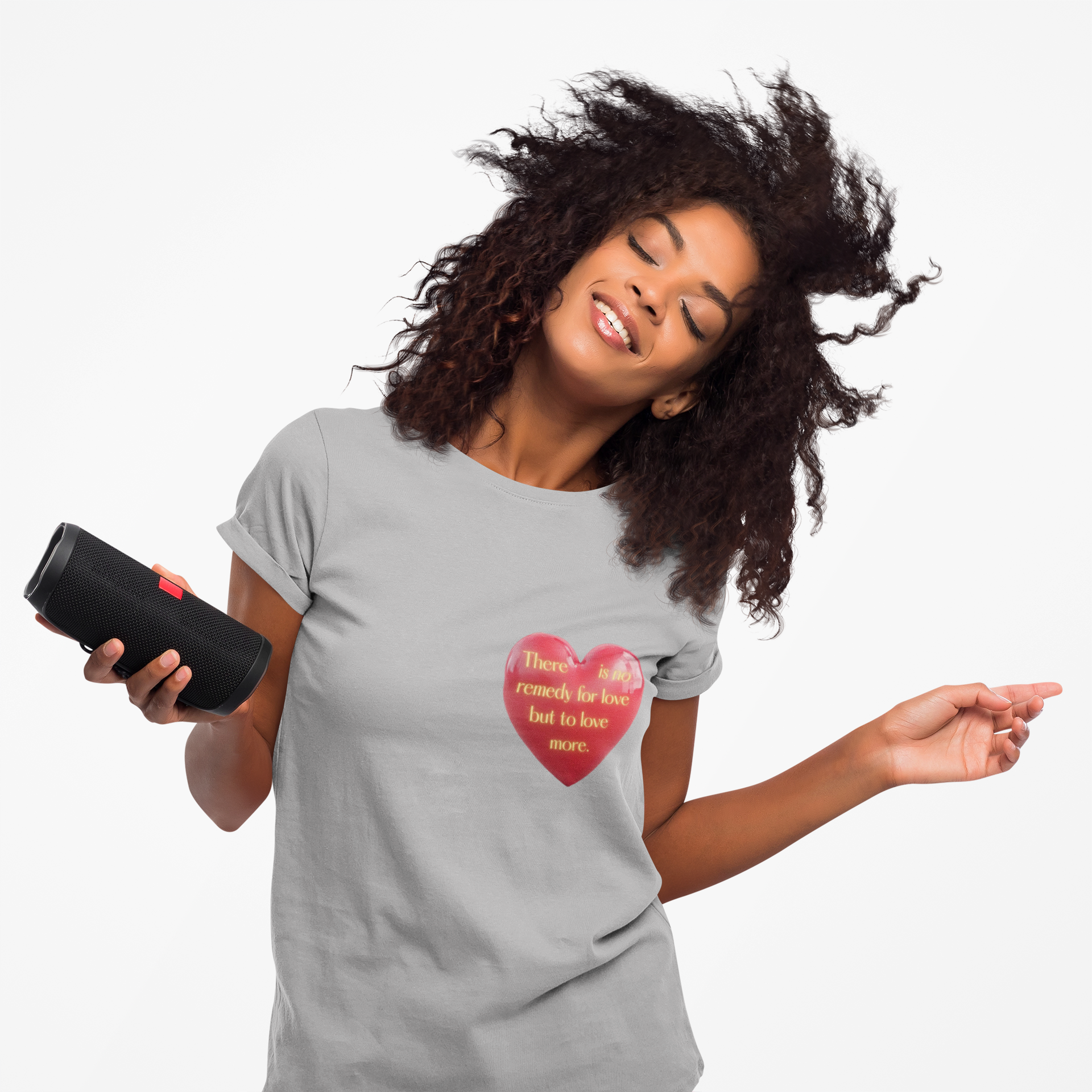 There is no remedy for love but to love more. || Heartfelt Gratitude Unisex Cotton Crew Tee, Casual T-Shirt, Thoughtful Gift, Heart Design, Everyday Wear, Valentine's Day
