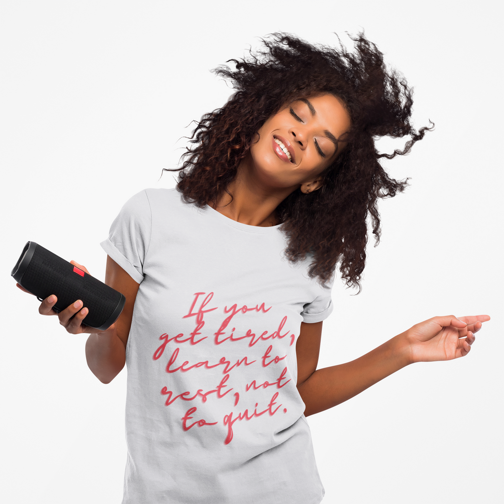 If you get tired, learn to rest, not to quit. || - Motivational Shirt for Relaxation and Self-Care, Gift for Friends, Positive Vibes Tee, Casual Wear, [...]