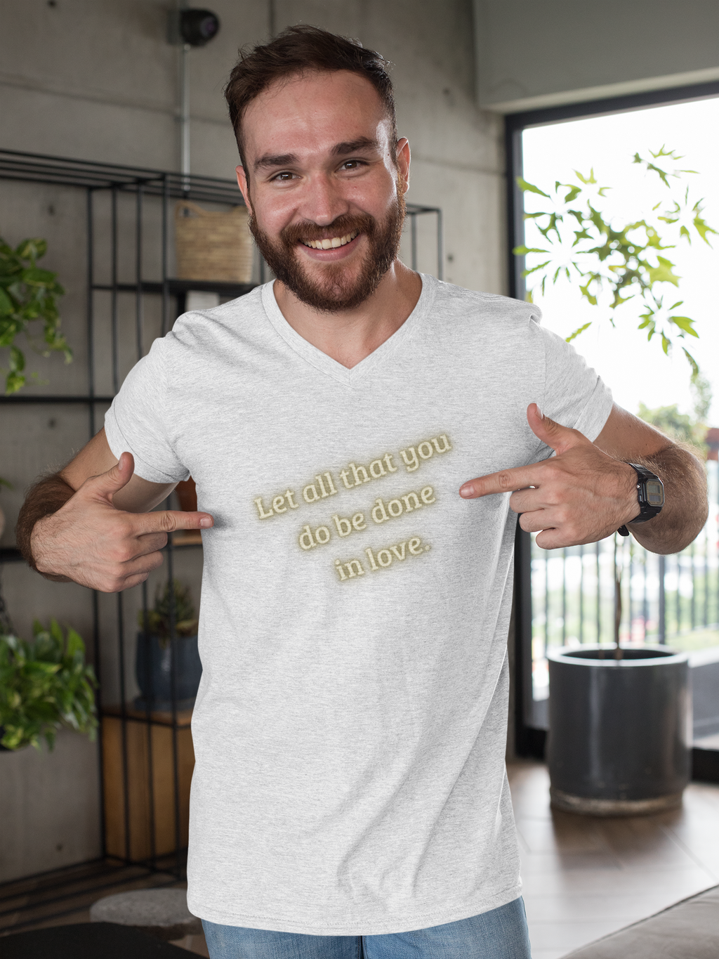 Let all that you do be done in love. ||  Motivational T-Shirt, Unisex Love Quote Shirt, Casual Outfit, Gift for Her/Him