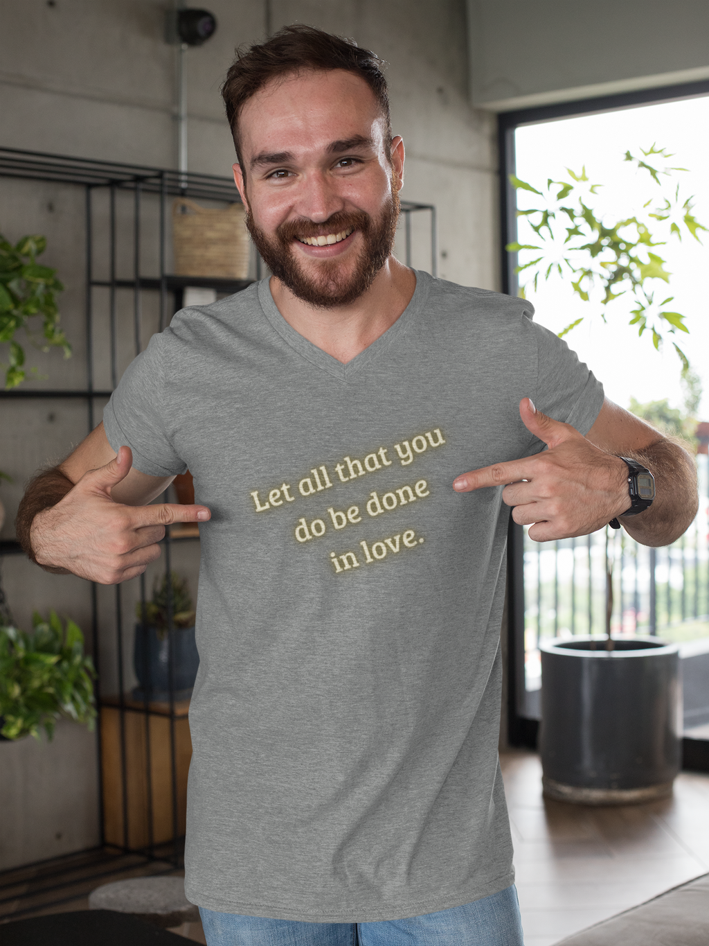 Let all that you do be done in love. ||  Motivational T-Shirt, Unisex Love Quote Shirt, Casual Outfit, Gift for Her/Him
