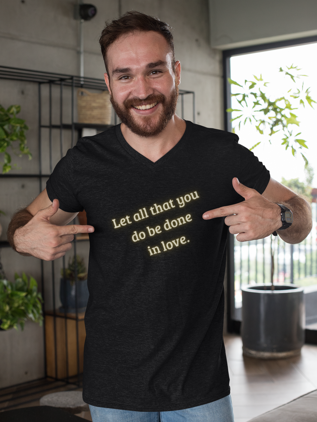 Let all that you do be done in love. ||  Motivational T-Shirt, Unisex Love Quote Shirt, Casual Outfit, Gift for Her/Him