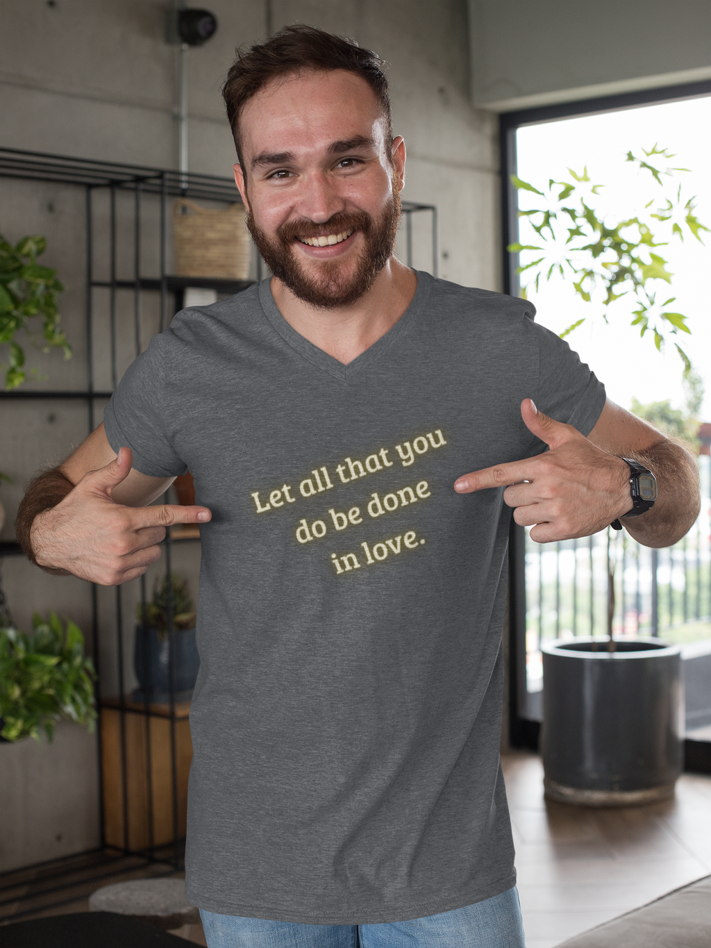 Let all that you do be done in love. ||  Motivational T-Shirt, Unisex Love Quote Shirt, Casual Outfit, Gift for Her/Him