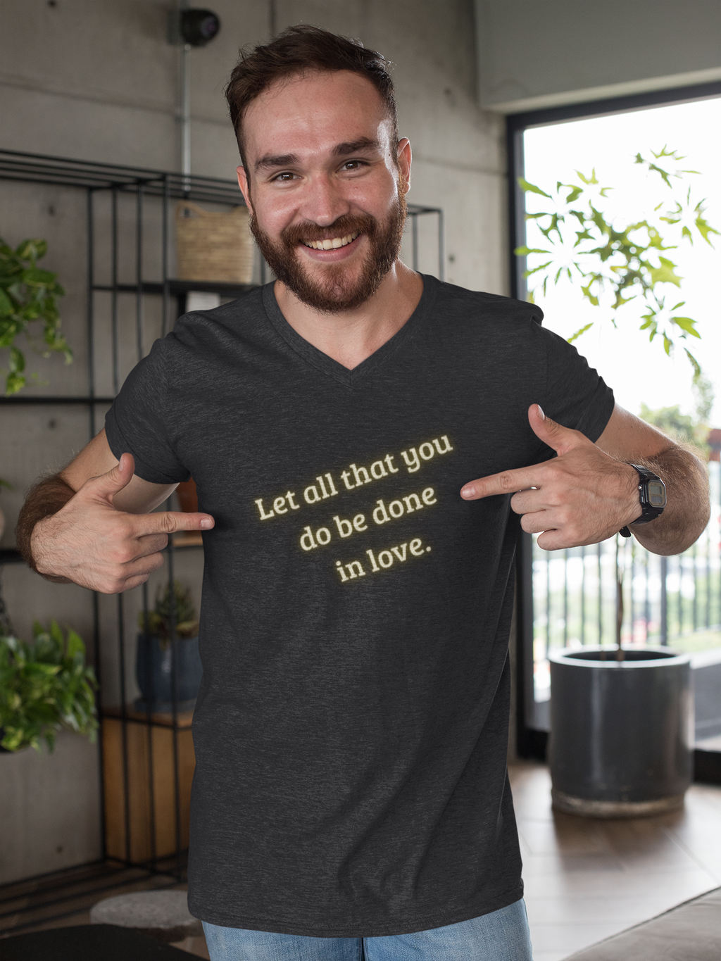 Let all that you do be done in love. ||  Motivational T-Shirt, Unisex Love Quote Shirt, Casual Outfit, Gift for Her/Him