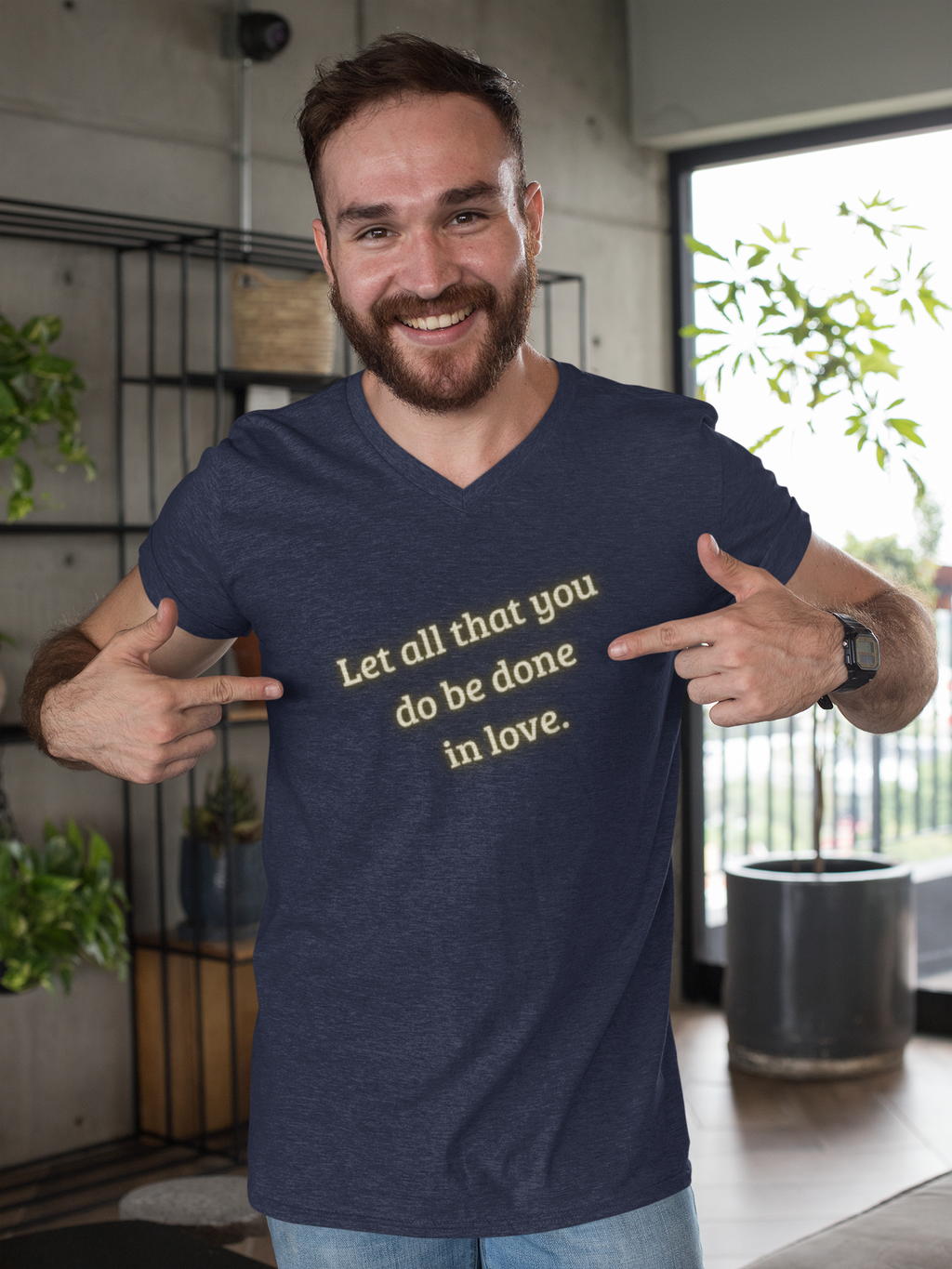 Let all that you do be done in love. ||  Motivational T-Shirt, Unisex Love Quote Shirt, Casual Outfit, Gift for Her/Him