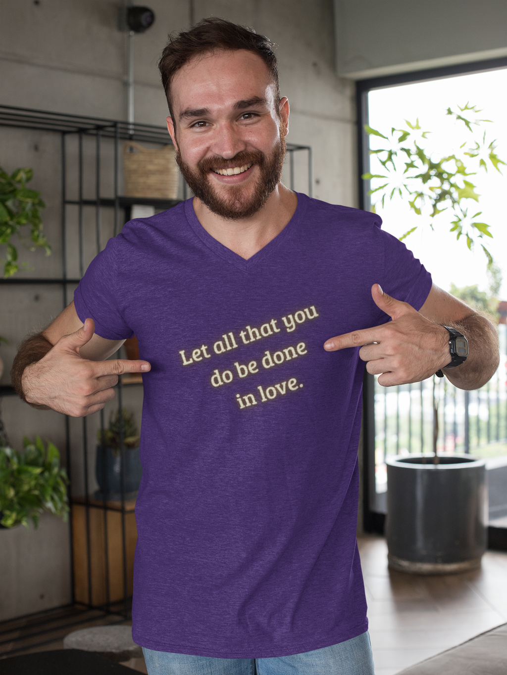 Let all that you do be done in love. ||  Motivational T-Shirt, Unisex Love Quote Shirt, Casual Outfit, Gift for Her/Him