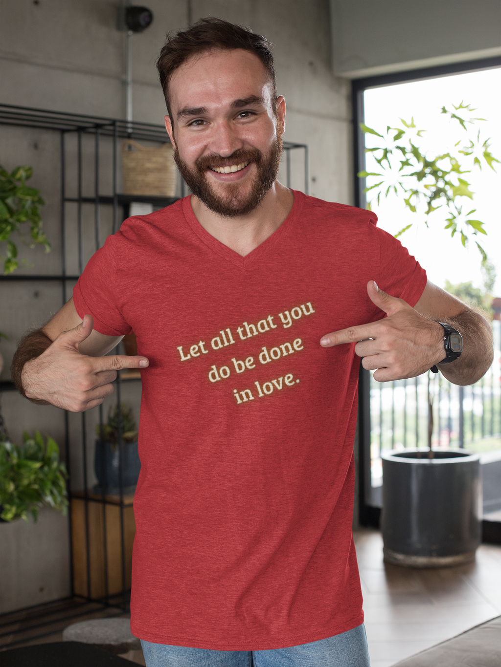 Let all that you do be done in love. ||  Motivational T-Shirt, Unisex Love Quote Shirt, Casual Outfit, Gift for Her/Him