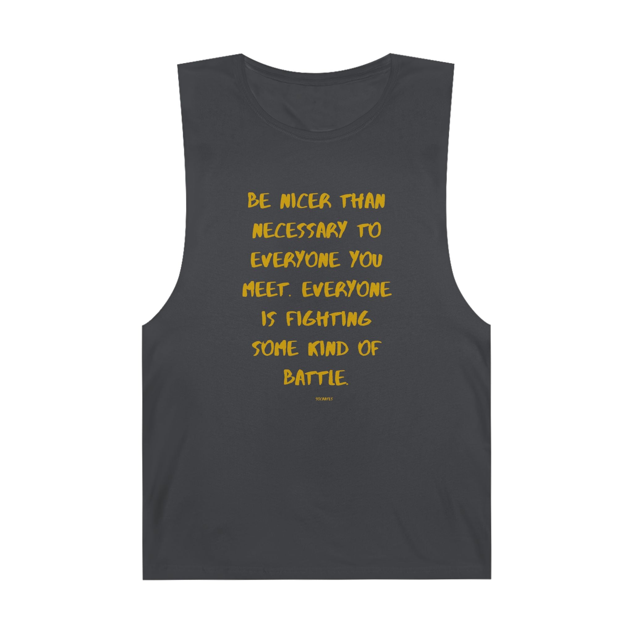 Inspirational Unisex Tank Top - Be Nicer Than Necessary