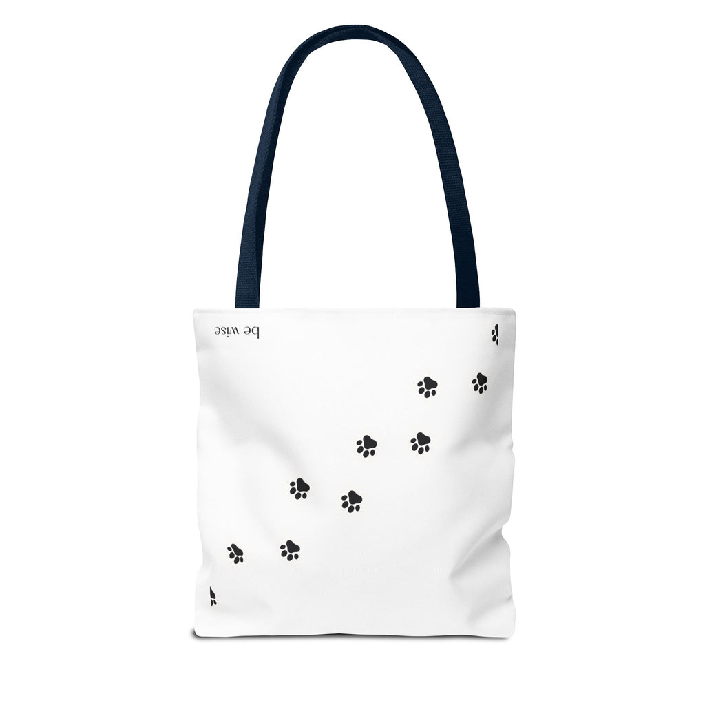Paw Print Tote Bag - Stylish Pet Lover Accessory, Eco-Friendly Shopping Bag, Dog Lover Gift, Animal Prints, Cute Carryall