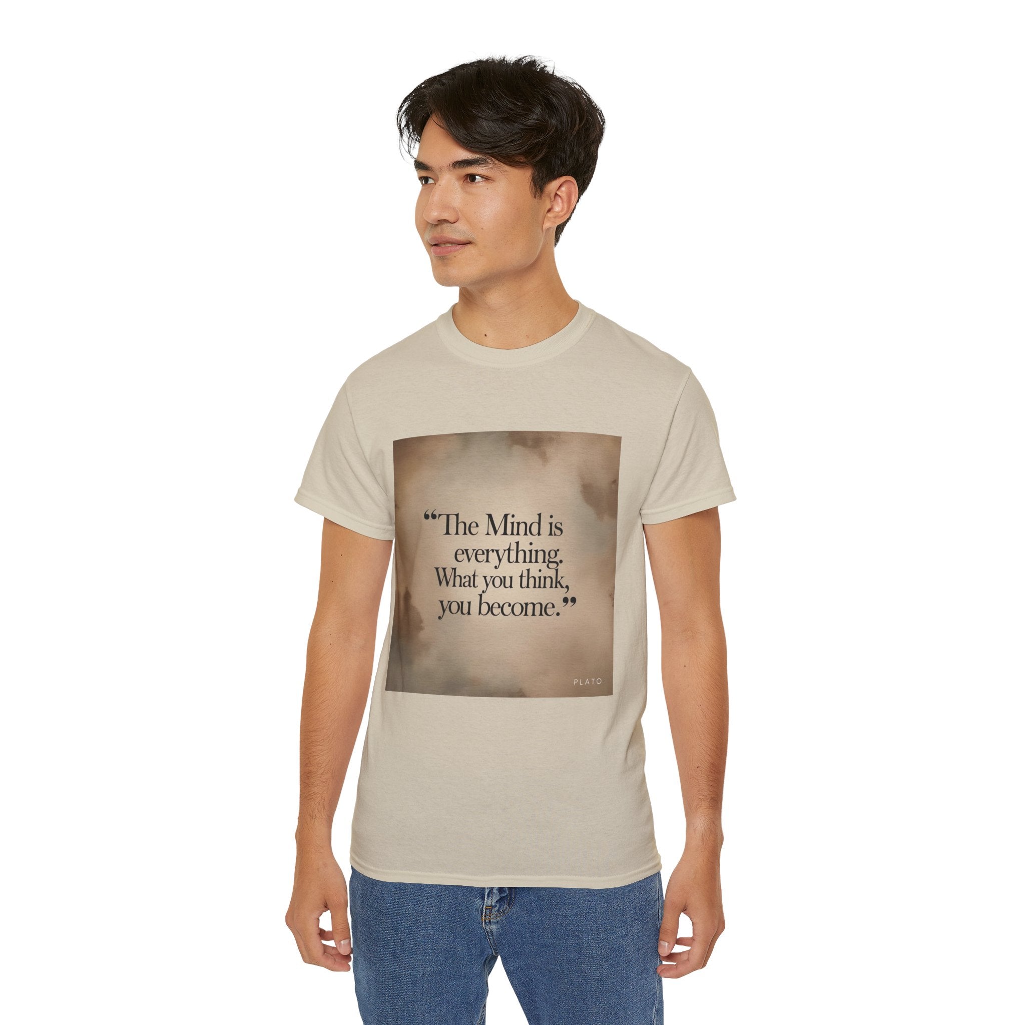 The mind is everything. What you think, you become. || Mindfulness Tee, Motivational Apparel, Self-Improvement Gift, Casual Wear for Men and Women