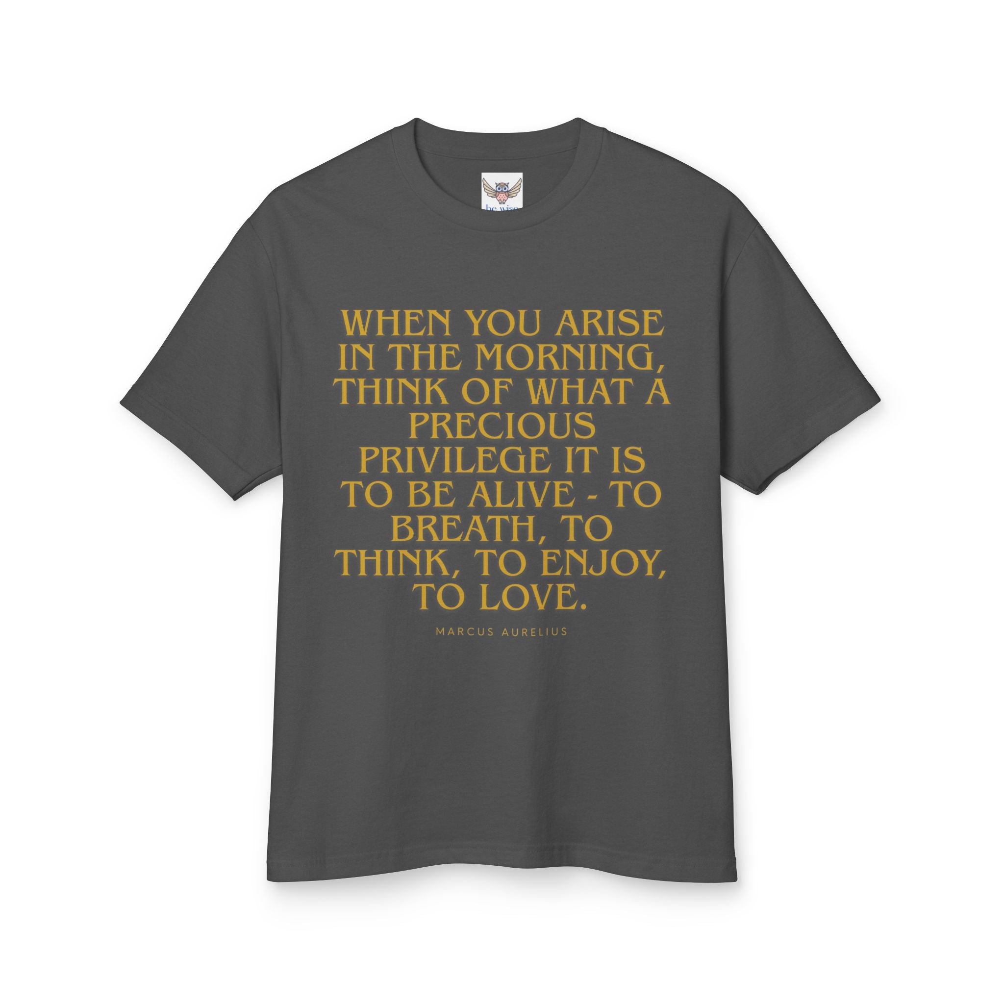When you arise in the morning, think of what a precious privilege it is to be alive - to breath, to think, to enjoy, to love. ||  Comfortable Tee for Mindfulness, Perfect Gift for Friends, Relaxed Vibe Shirt, Everyday Reminder Tee, Gifts [...]