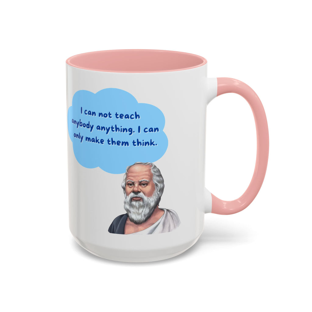 Philosopher Coffee Mug with Motivational Quote, Inspirational Gift for Teachers, Educational Mug, Unique Coffee Cup, Perfect for Birthdays