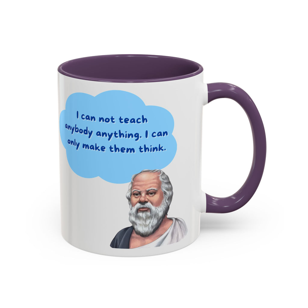 Philosopher Coffee Mug with Motivational Quote, Inspirational Gift for Teachers, Educational Mug, Unique Coffee Cup, Perfect for Birthdays
