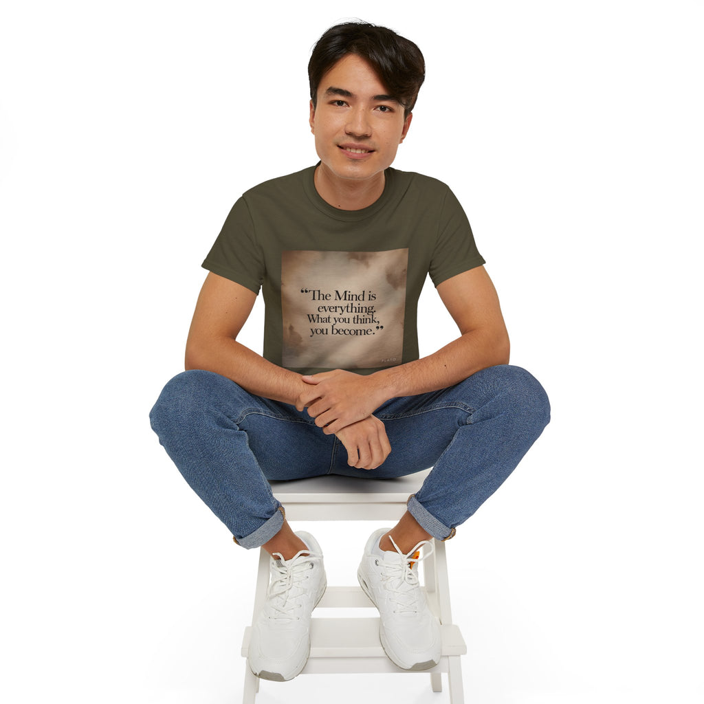 The mind is everything. What you think, you become. || Mindfulness Tee, Motivational Apparel, Self-Improvement Gift, Casual Wear for Men and Women