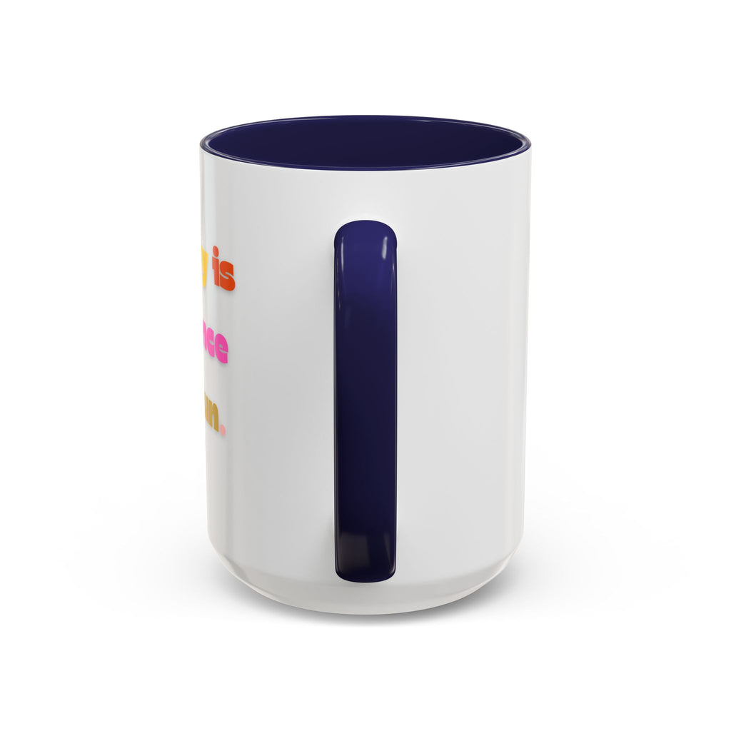 Colorful Inspirational Coffee Mug - Creativity is Intelligence Having Fun - Perfect Gift for Teachers, Artists, and Students