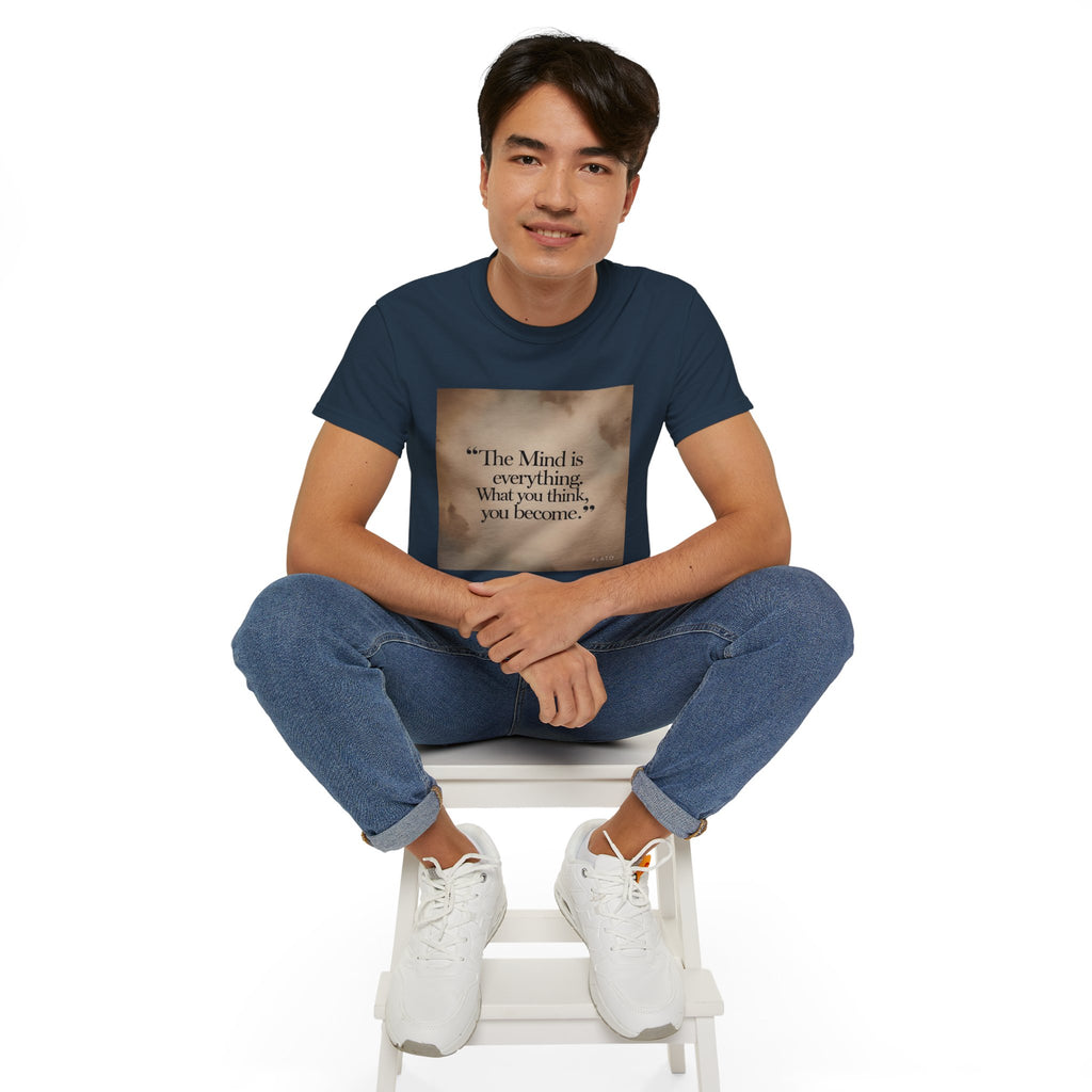 The mind is everything. What you think, you become. || Mindfulness Tee, Motivational Apparel, Self-Improvement Gift, Casual Wear for Men and Women