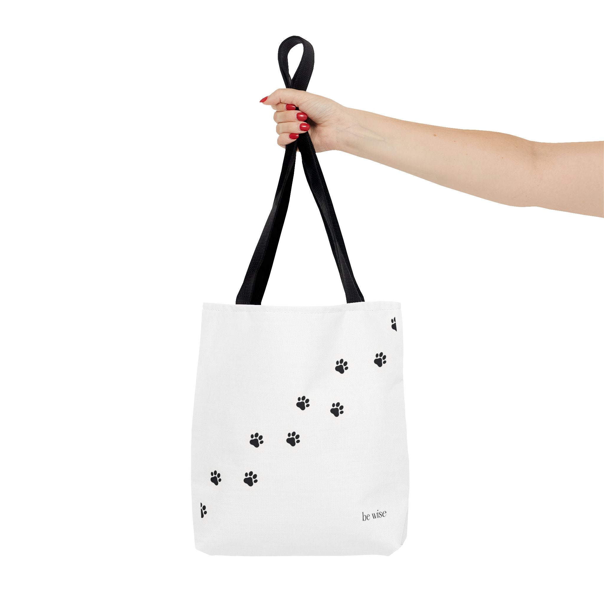 Paw Print Tote Bag - Stylish Pet Lover Accessory, Eco-Friendly Shopping Bag, Dog Lover Gift, Animal Prints, Cute Carryall
