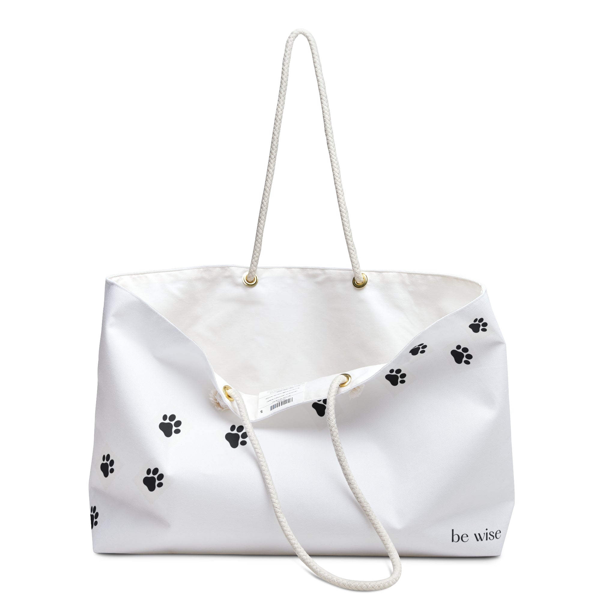 Paw Print Weekender Bag - Stylish Tote for Pet Lovers, Perfect for Weekend Getaways, Travel, Gym, Beach, Gifts