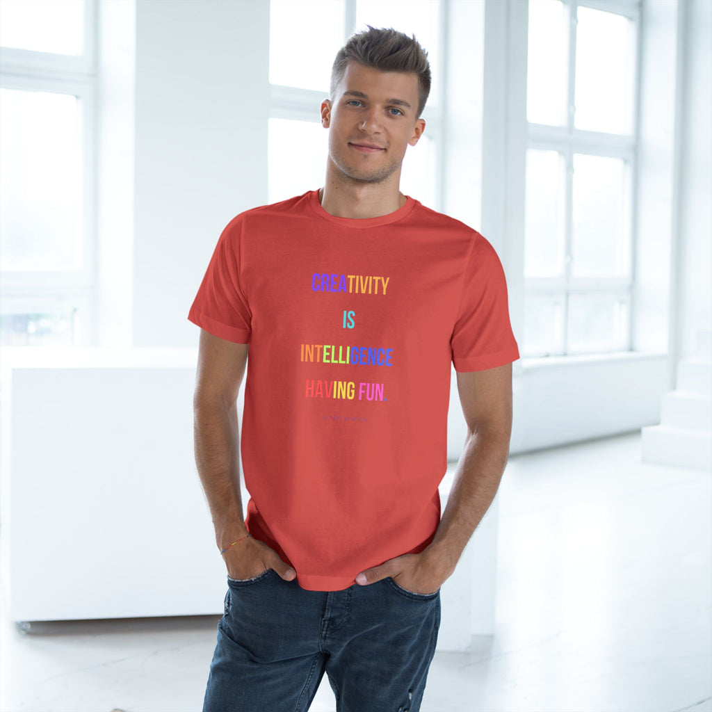 Creativity is intelligence having fun. (Albert Einstein) ||  Fun Motivational Tee | Gifts for Artists | Casual Wear | Inspirational Quotes