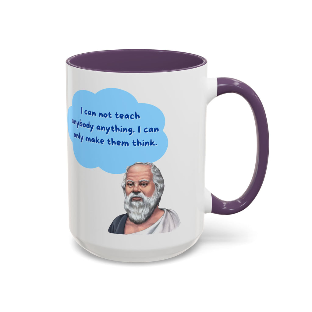 Philosopher Coffee Mug with Motivational Quote, Inspirational Gift for Teachers, Educational Mug, Unique Coffee Cup, Perfect for Birthdays